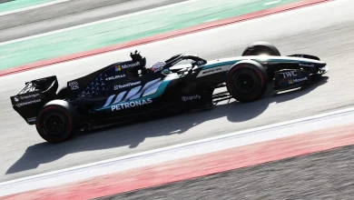 Mercedes reliable as Aston Martin makes overdue debut