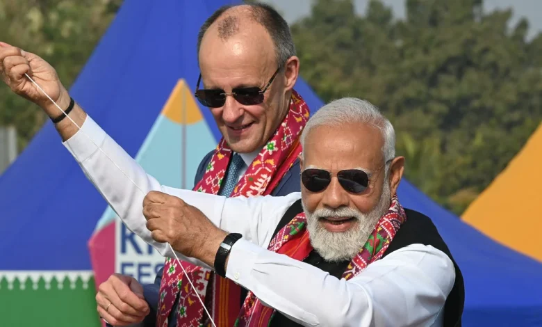 Merz napoveduje podpis prostotrgovinskega sporazuma z Indijo