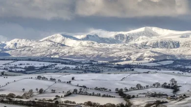 Met Office maps as 10cm of snow could fall in Wales today with lows of -10C