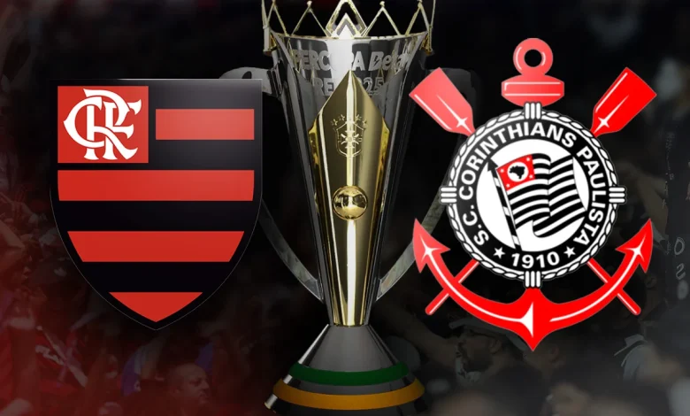Metrópoles fará sorteio ao vivo dos setores das torcidas de Flamengo e Corinthians na Supercopa. Não perca!