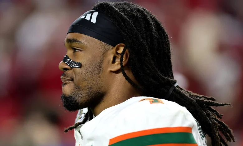 Miami's Mark Fletcher Jr. Throws Punch at Indiana's Tyrique Tucker on Video After CFP Title Game