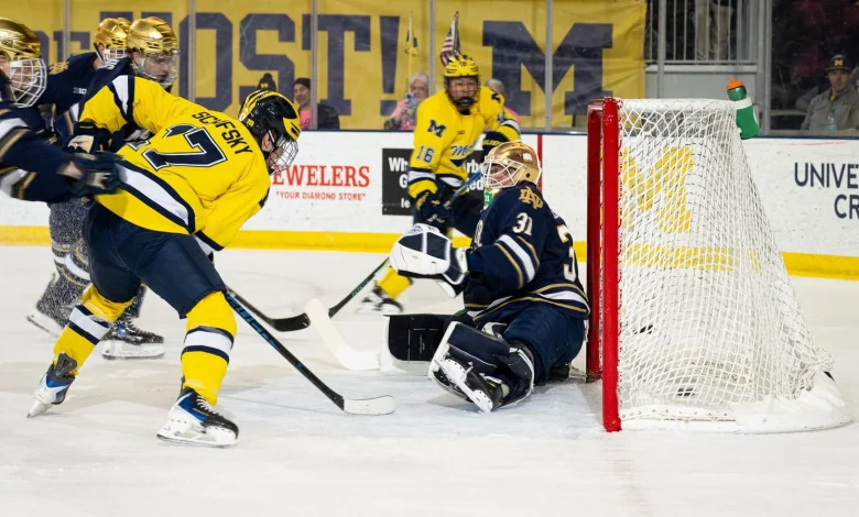 Michigan Secures Season Sweep Over Notre Dame in Penalty-Ridden Affair