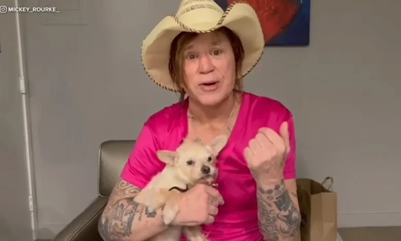 Mickey Rourke says GoFundMe set up to help him avoid eviction is not him: 'If you gave money, get it back'