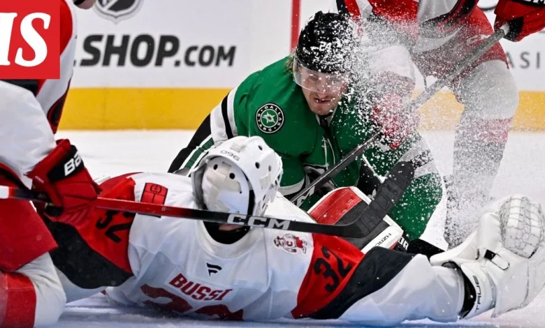 Mikä torjunta! Bussi varasti show’n Suomen NHL-superlupauksen debyytissä