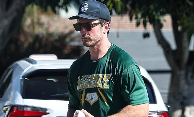 Miles Teller Looks Fit in Athletic Shorts as He Exits Gym in LA