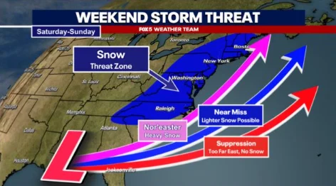 More snow? Another round of winter weather could hit the DMV this weekend