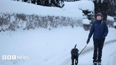 More snow and ice across nearly all of UK as cold snap continues