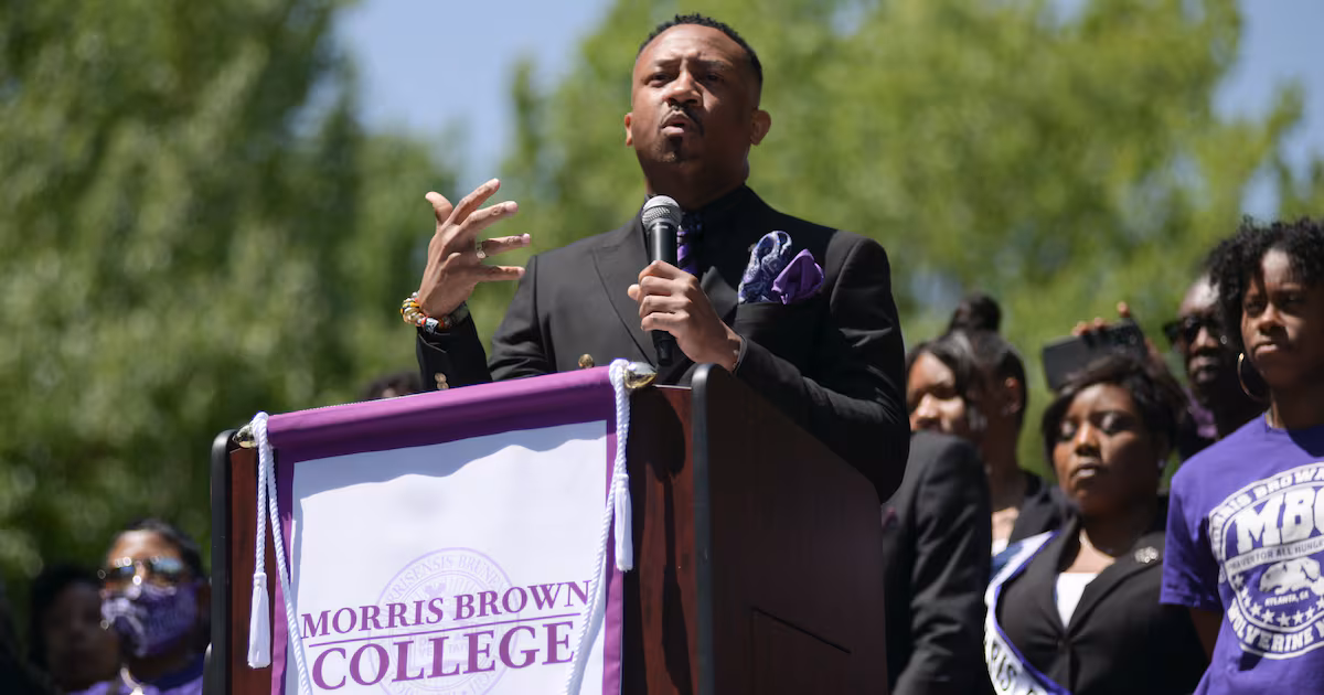 Morris Brown College president announces he’s been terminated from position