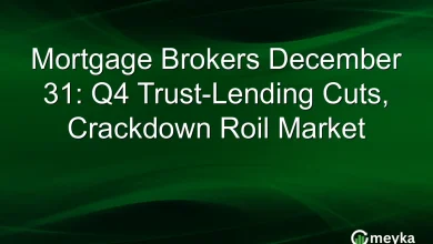 Mortgage Brokers December 31: Q4 Trust-Lending Cuts, Crackdown Roil Market