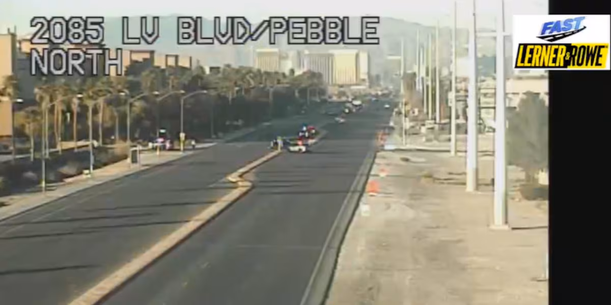 Motorcyclist with life-threatening injuries after south Las Vegas crash, police say