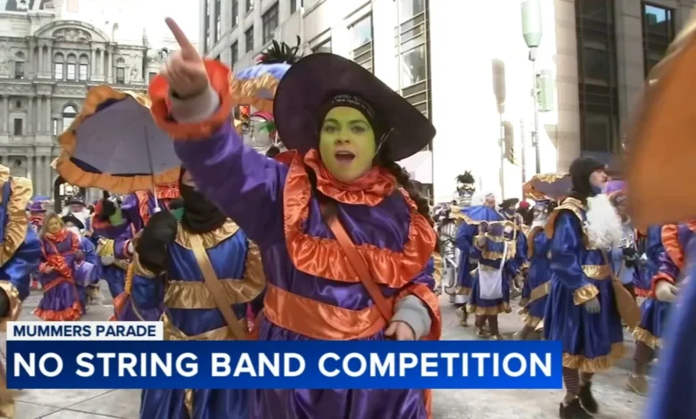 Mummers parade struts on in Philadelphia despite weather challenges