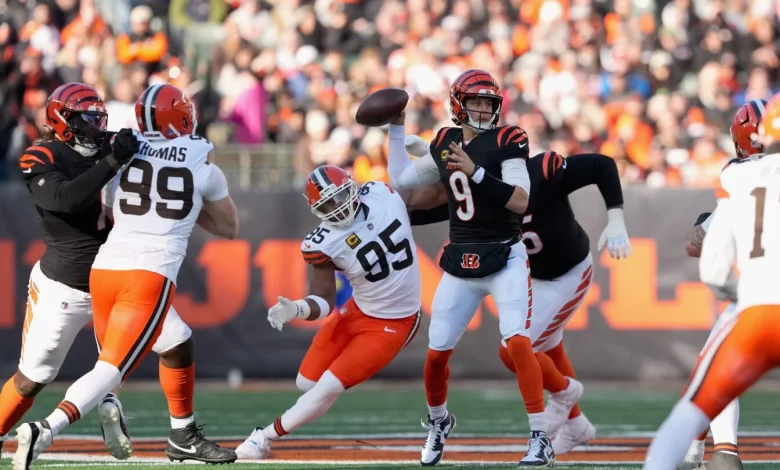 Myles Garrett sacks Joe Burrow, sets new single-season record