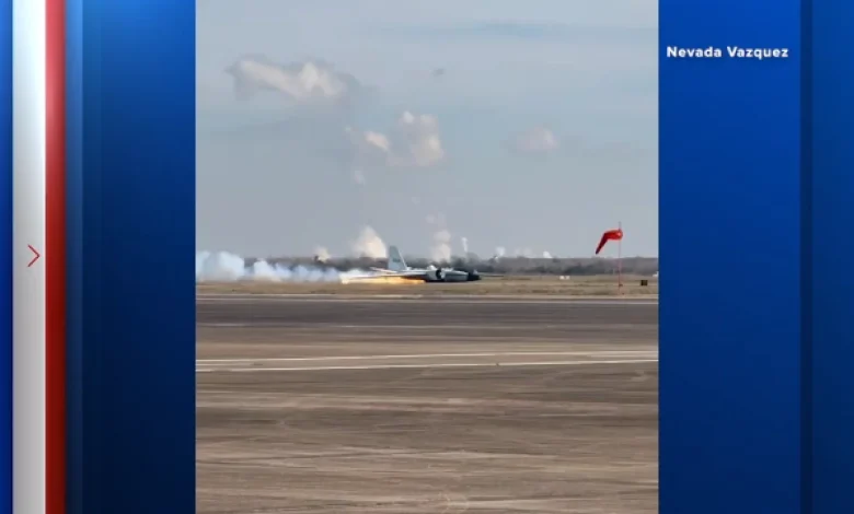 NASA plane landed belly down amid reports of 'mechanical issue' at Ellington Field in Houston, spokesperson says