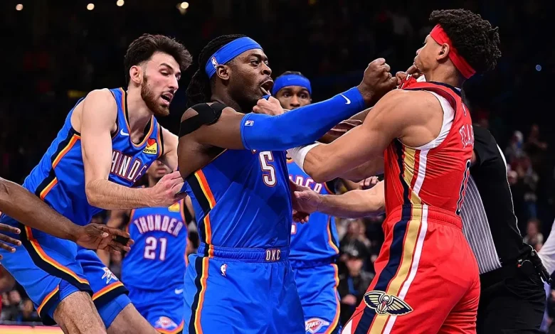 NBA rookie Jeremiah Fears calls Thunder's Luguentz Dort 'soft' after on-court scuffle