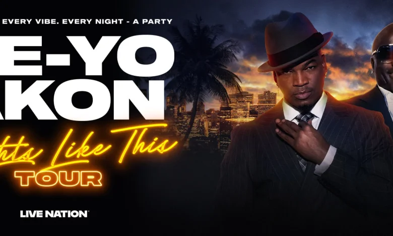 NE-YO & AKON Announce “Nights Like This” 2026 Global Tour Celebrating Era-Defining Hits