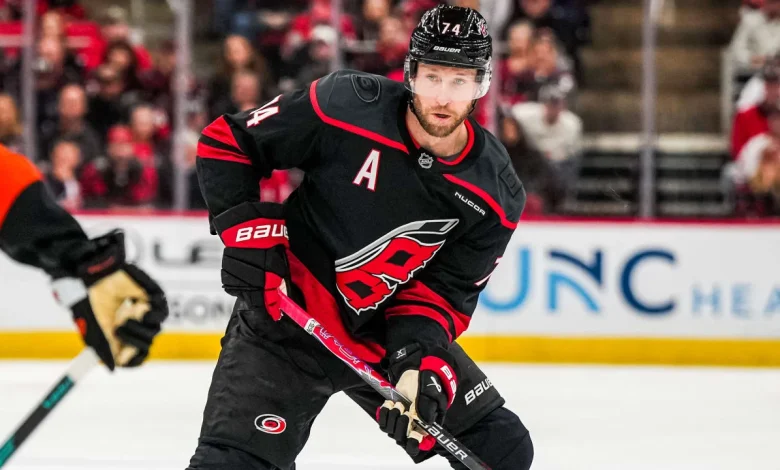 NHL Status Report: Slavin to return from upper-body injury for Hurricanes against Kraken