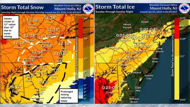 N.J. weather: Widespread 12 to 18 inches of snow, dangerous ice to slam state this weekend. Latest forecast.