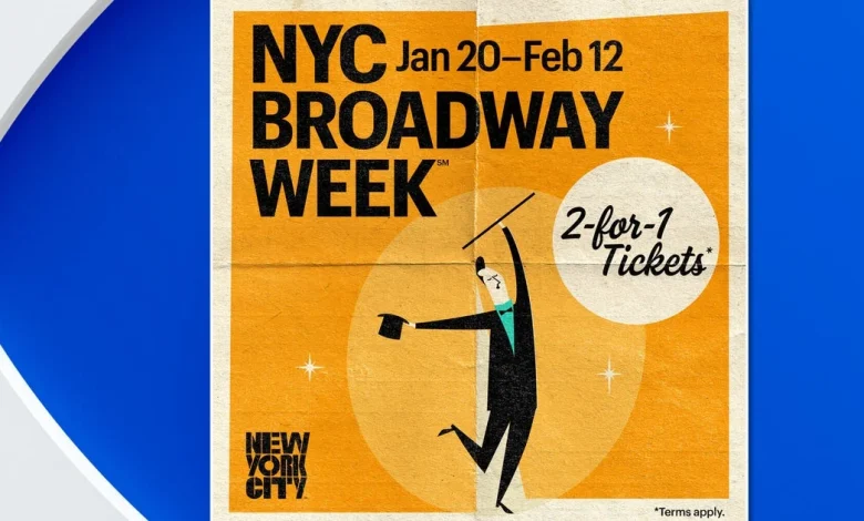NYC Broadway Week returns for winter 2026. Here's how to get 2-for-1 tickets.