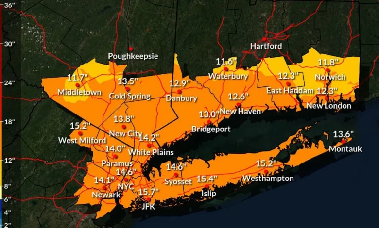 NYC winter storm: How many inches of snow are we getting on Sunday?