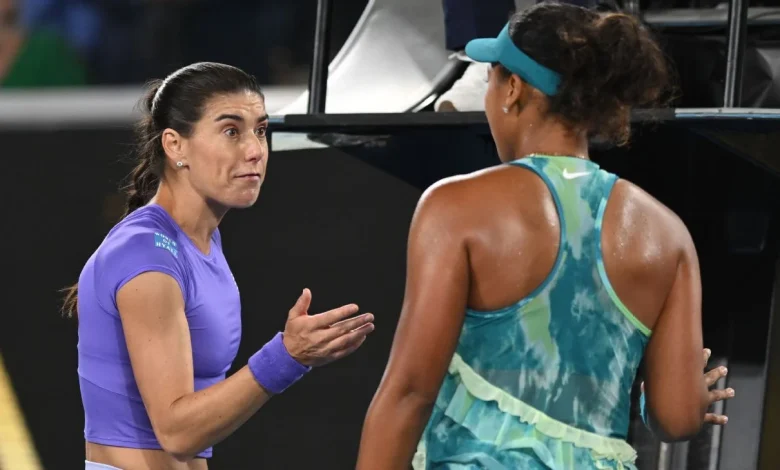 Naomi Osaka caught off guard by Cirstea's frigid handshake