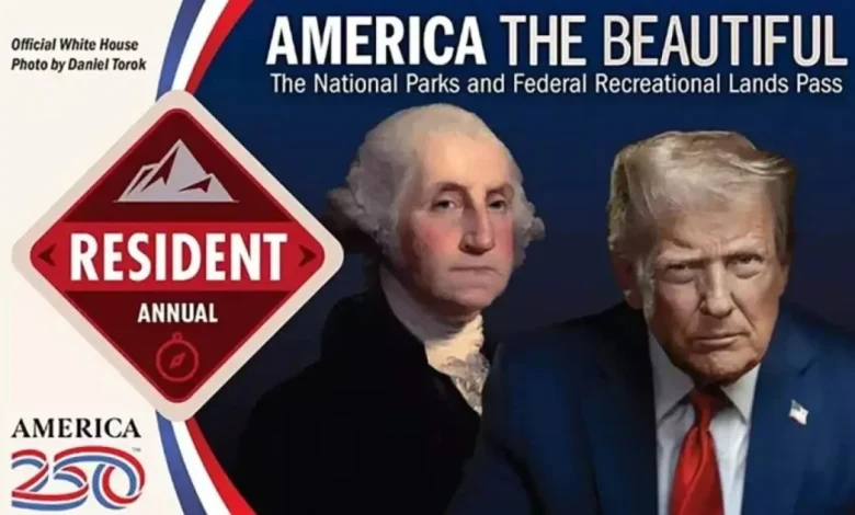 National Park Service will void passes with stickers over Trump's face