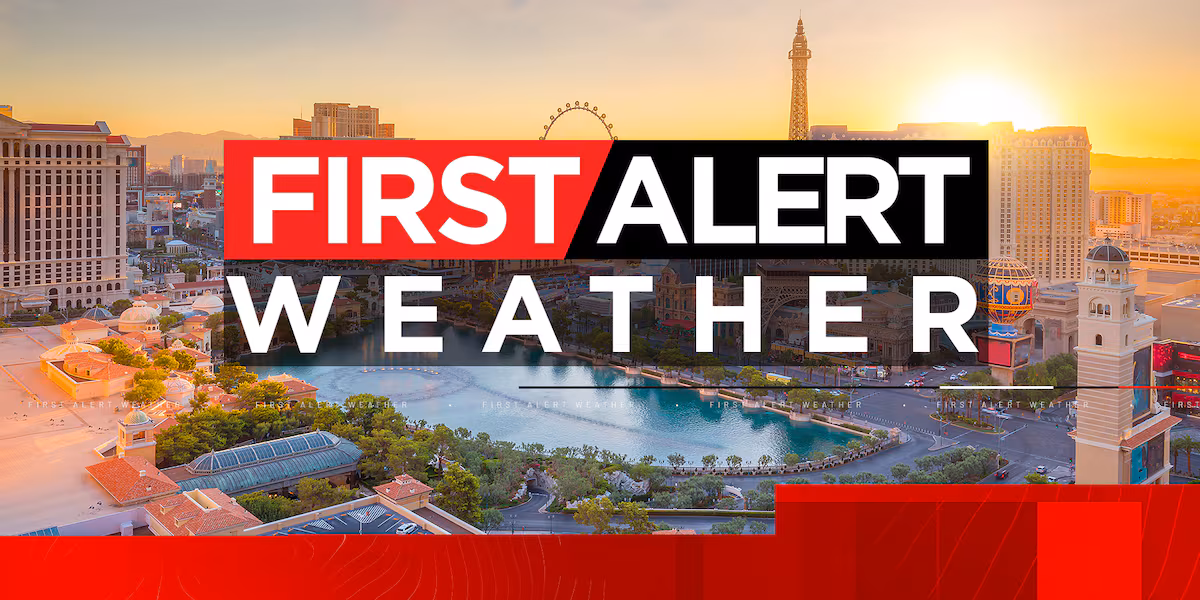 National winter storm warning in effect, scattered showers approach Las Vegas