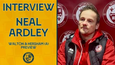 Neal Ardley Interview | Walton & Hersham Interview