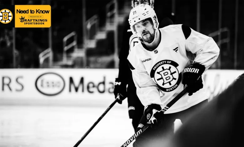 Need to Know: Bruins at Oilers