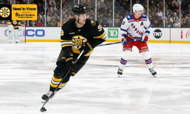 Need to Know: Bruins vs. Rangers