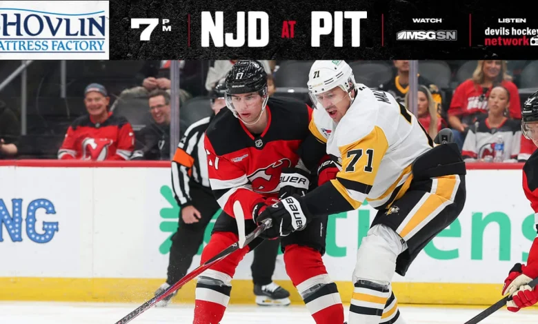 Nemec, Malkin Returning and Allen Starts as Devils Visit Penguins | PREVIEW