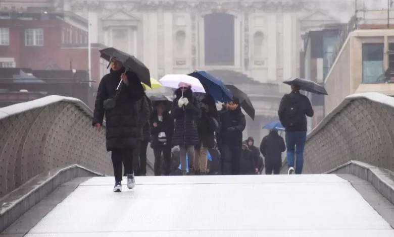 New BBC London weather forecast predicts nearly 2 weeks of rain and sleet - but there's a silver lining