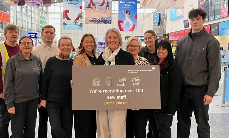 Newcastle Airport launches 100-job recruitment drive