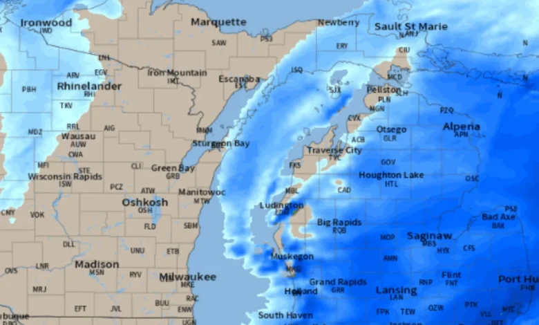 Next snow system already has Michigan as a target, this time southern Michigan