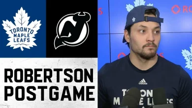 Nicholas Robertson | Post Game vs New Jersey Devils | December 30, 2025
