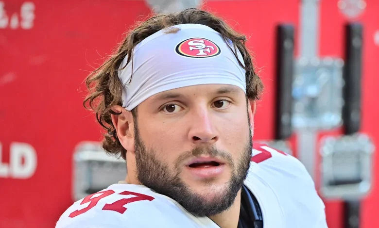 Nick Bosa’s girlfriend Ella causes stir with ab-revealing selfie before 49ers game