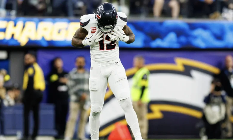 Nico Collins will not play against the Patriots