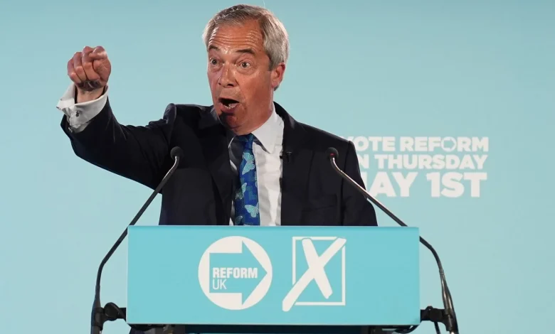 Nigel Farage vows to go 'double or quits' with £5m local elections spending blitz