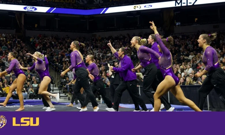 No. 2 LSU Gymnastics Earns Road Win at No. 7 Missouri, 197.675-197.500 – LSU