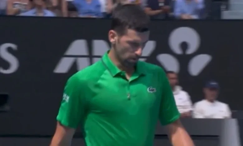 Novak Djokovic confronts Australian Open umpire after getting warning