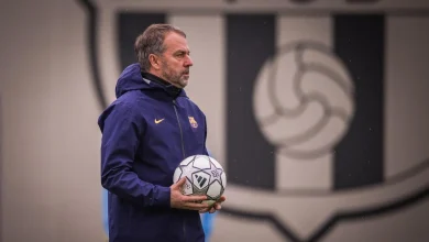 Novedad en la portería en el último entrenamiento del Barça