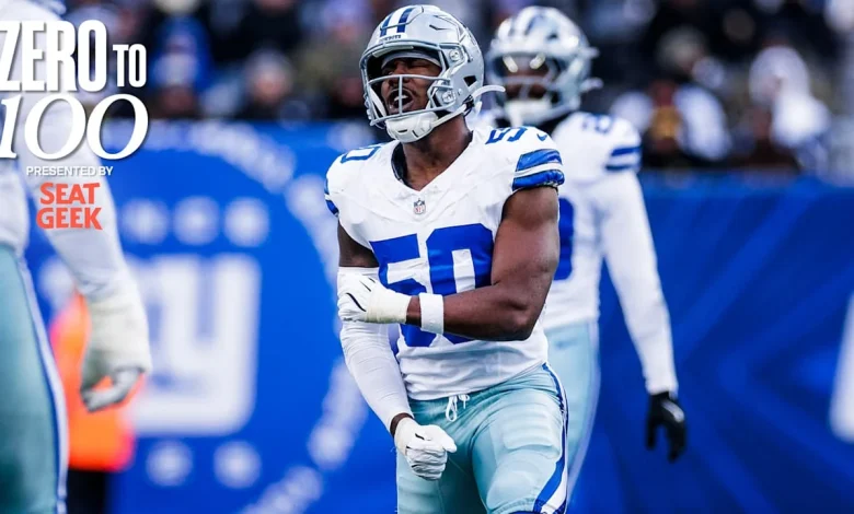 Numbers from Cowboys' 34-17 loss to Giants