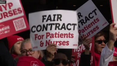 Nurses strike begins in New York City as thousands walk off jobs at major hospitals