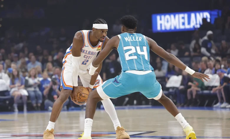 OKC Thunder Announce Starting Five vs. Hornets