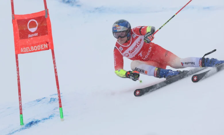 Odermatt wins historic fifth consecutive Adelboden Giant Slalom