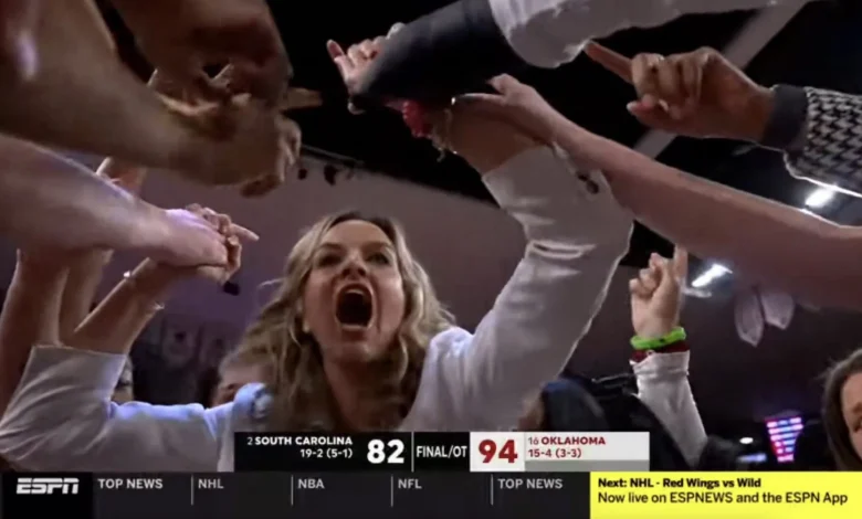Oklahoma HC lets F-bombs fly in postgame huddle on ESPN