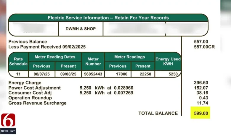 Oklahoma electric co-op customers question soaring electric bills