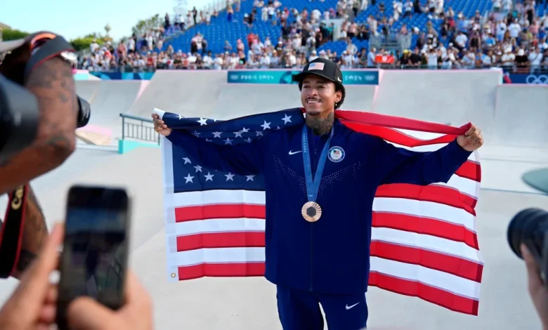 Olympic medalist Nyjah Huston fractures skull and eye socket in skateboarding accident