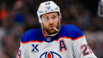 PROJECTED LINEUP: Draisaitl out for Saturday's clash with Canucks