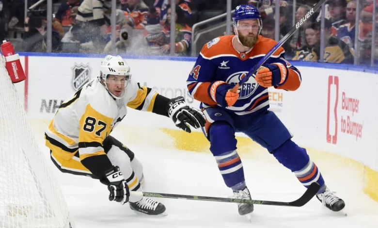 PROJECTED LINEUP: Oilers vs. Penguins