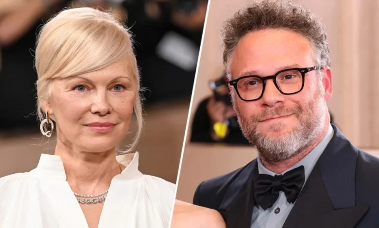 Pamela Anderson Felt "Yucky" Seeing Seth Rogen At Golden Globes